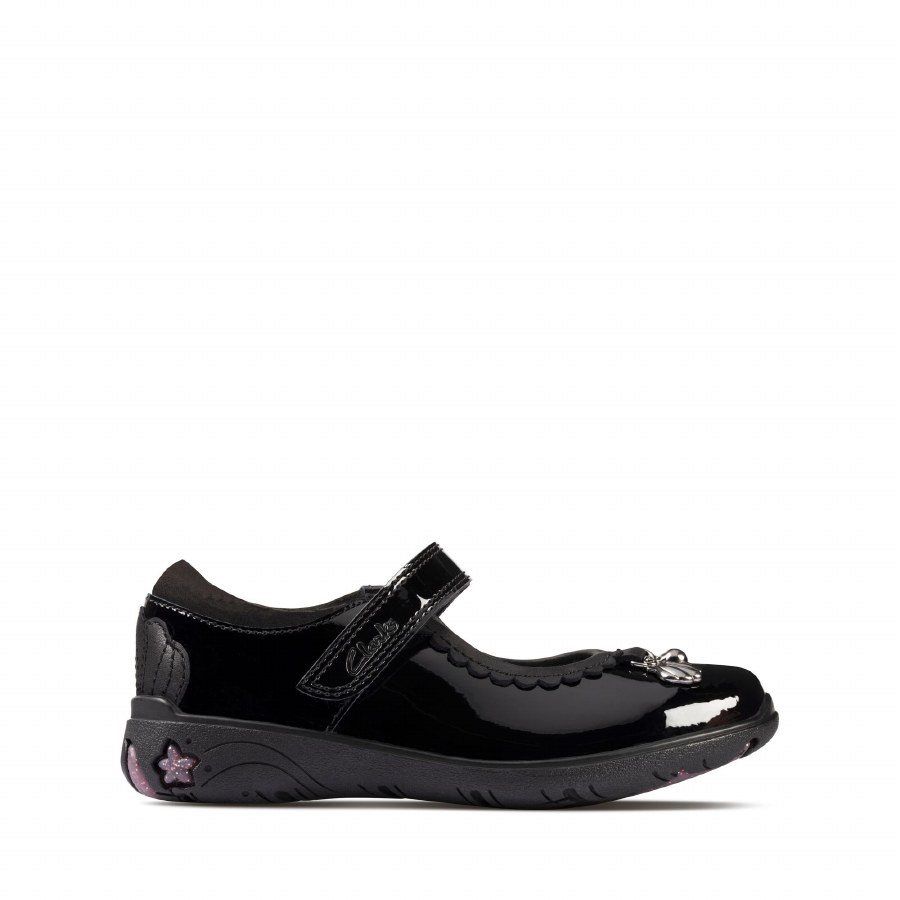 Clarks black toddler outlet shoes